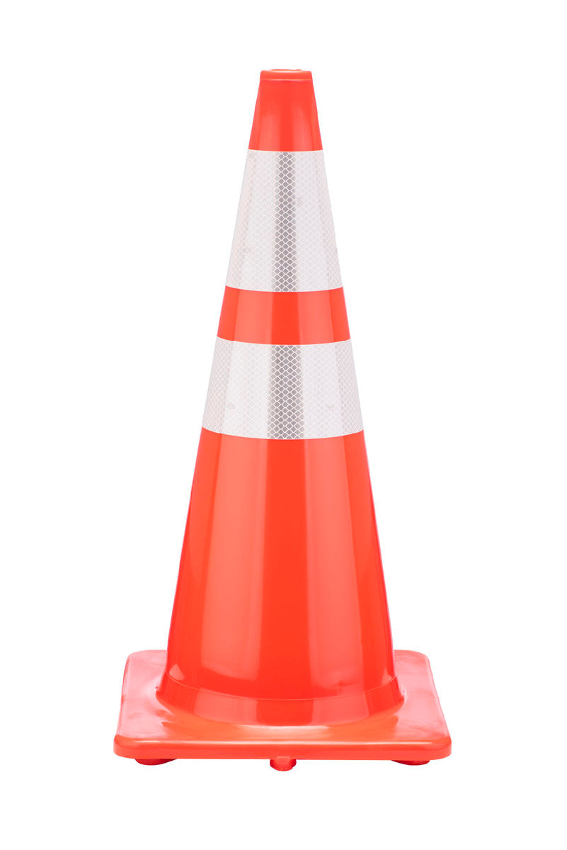 JBC™ 28" Orange PVC Premium Series Traffic Cone