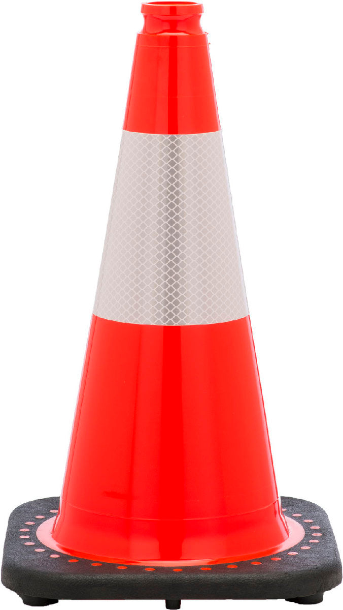 JBC™ 18" Orange PVC Revolution Series Traffic Cone