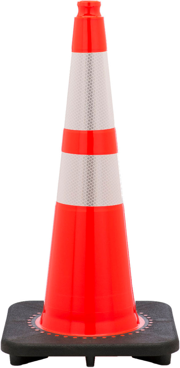 JBC™ 28" Orange PVC Revolution Series Traffic Cone