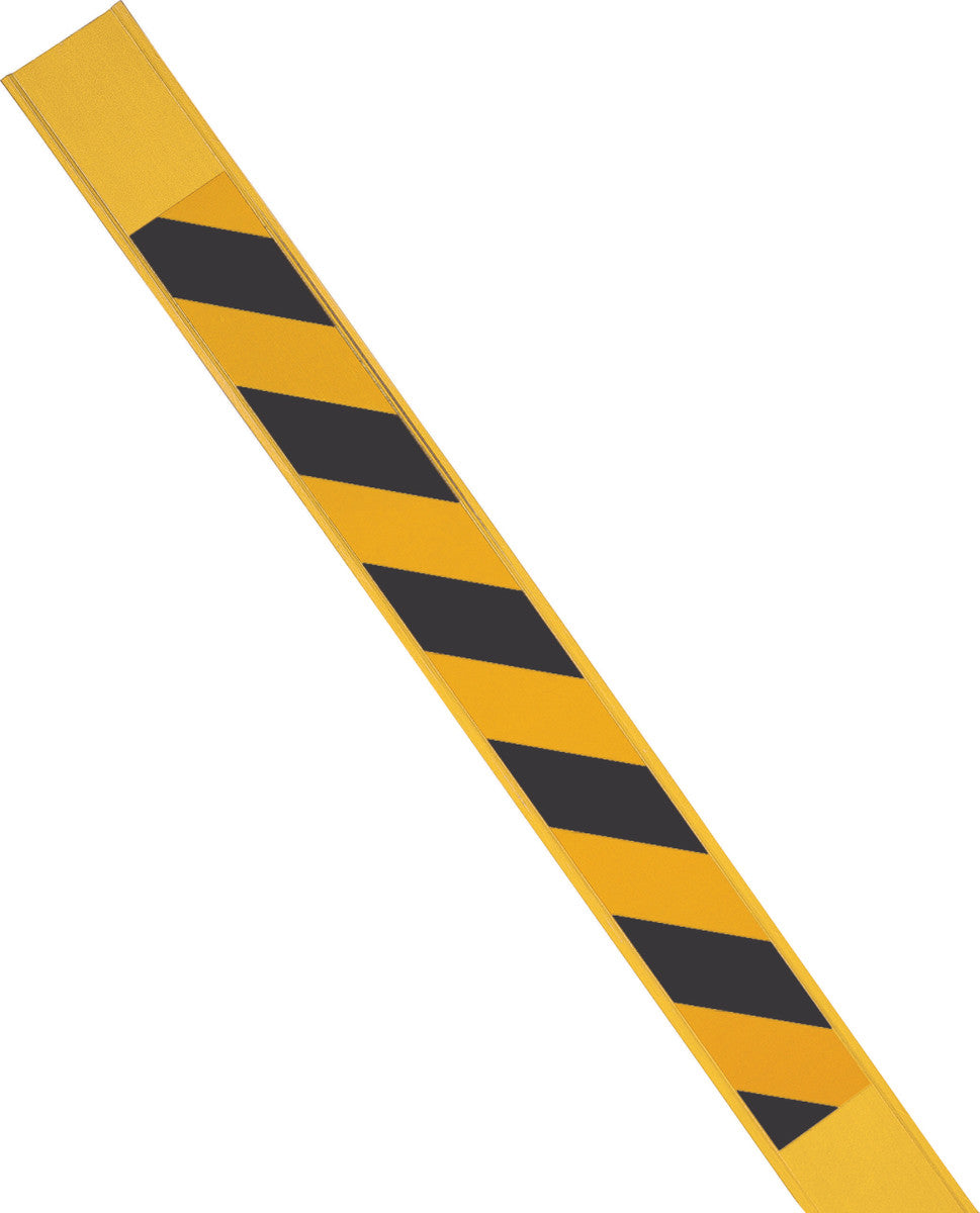 Brady ® 3.75" X 66" Black/Yellow Polyester Warning Stake