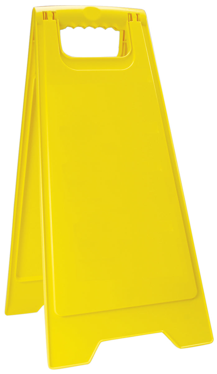 Accuform® 25" X 12" Yellow Plastic FOLD-UPS® Floor Signs "None"