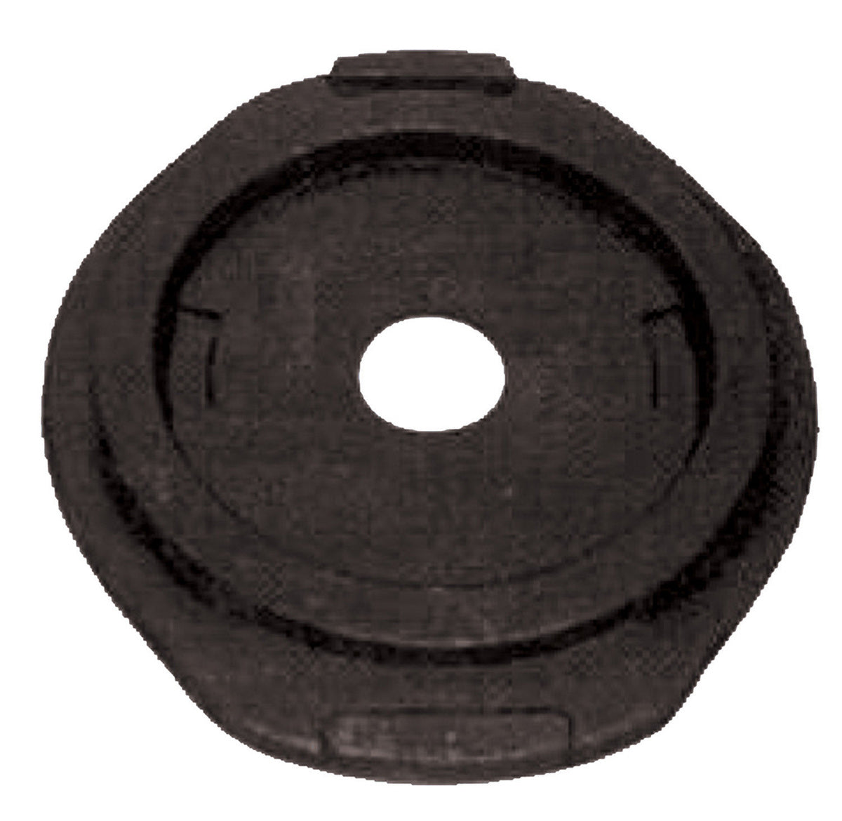 Cortina Safety Products Black Rubber Channelizer Base