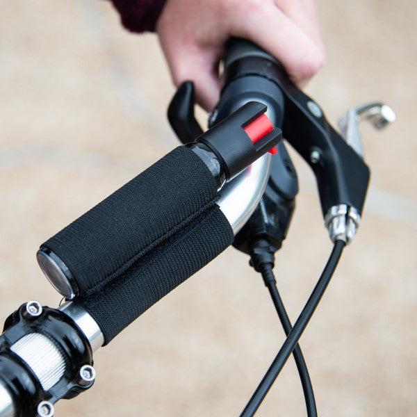 Cyclist Pepper Spray with Adjustable Bike Strap