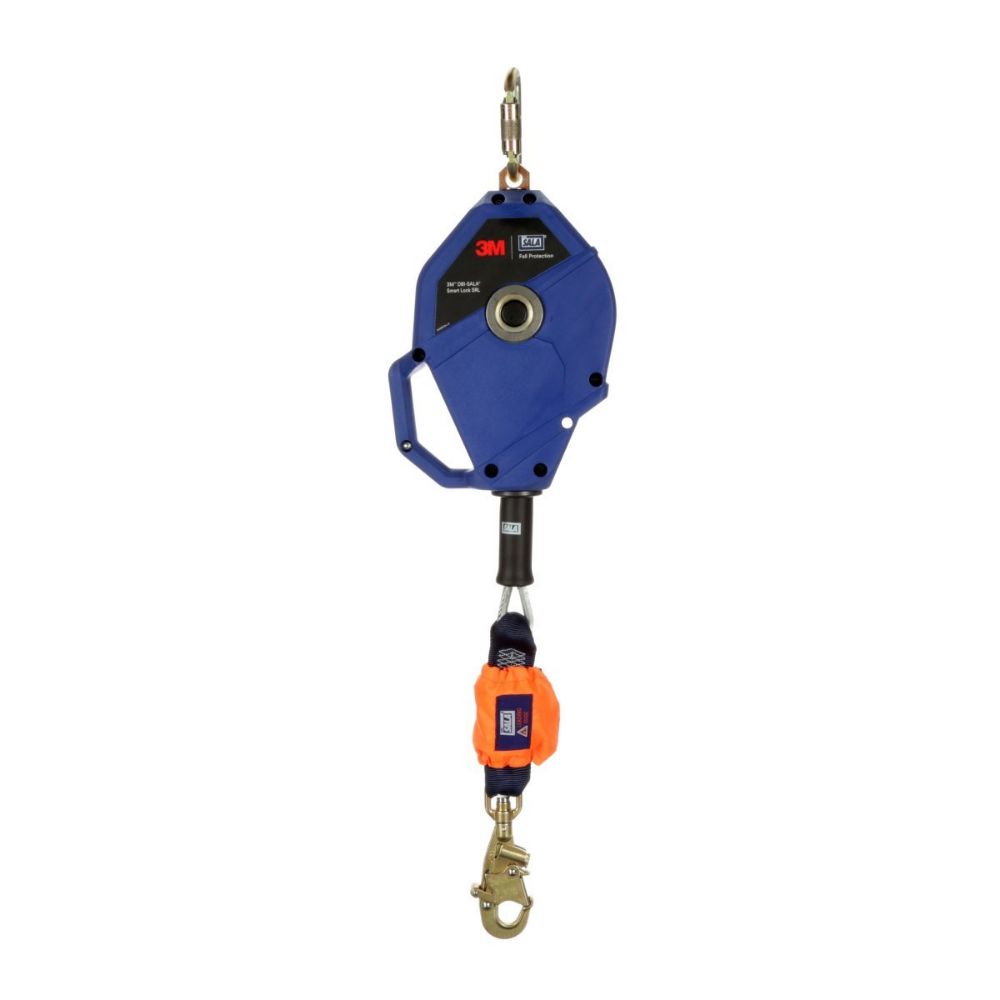 3M DBI-SALA Smart Lock 30' Galvanized Steel Horizontal Self-Retracting Lifeline