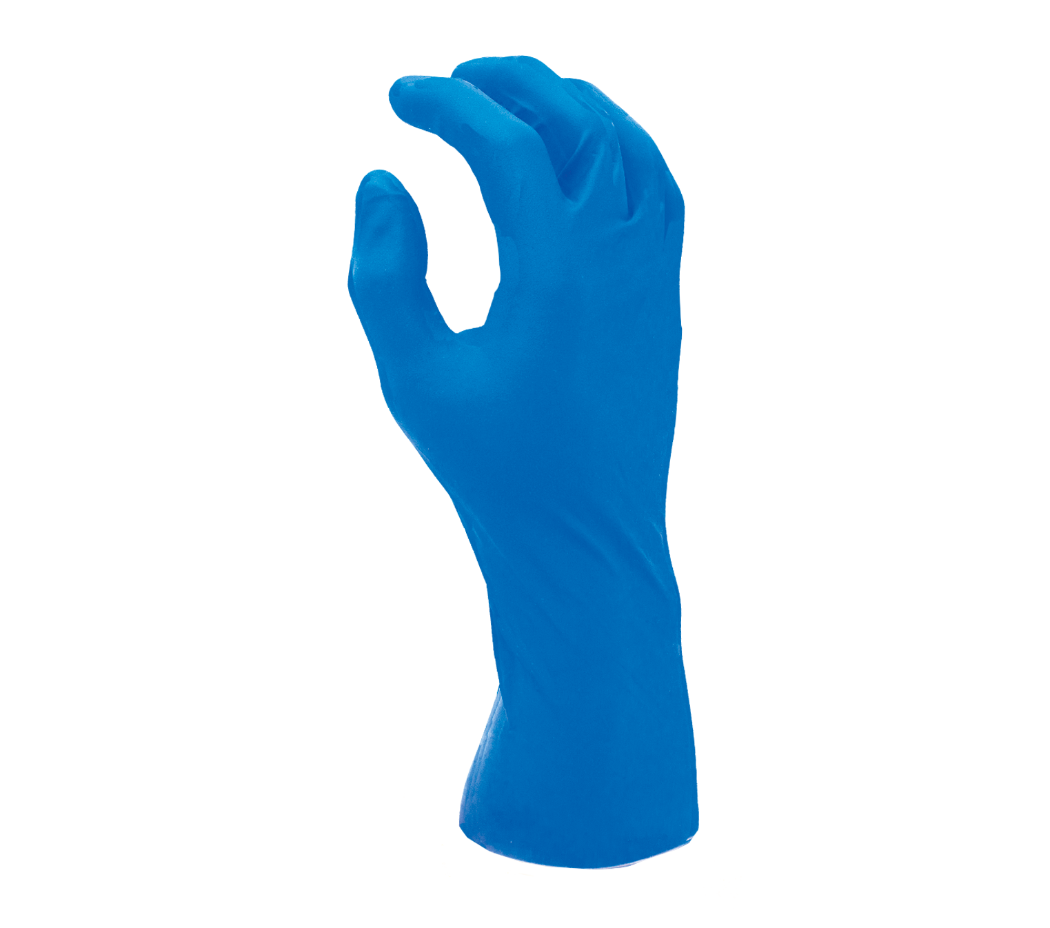 Ambidextrous, powder free industrial latex dark blue 14 mil gloves (not for medical use)