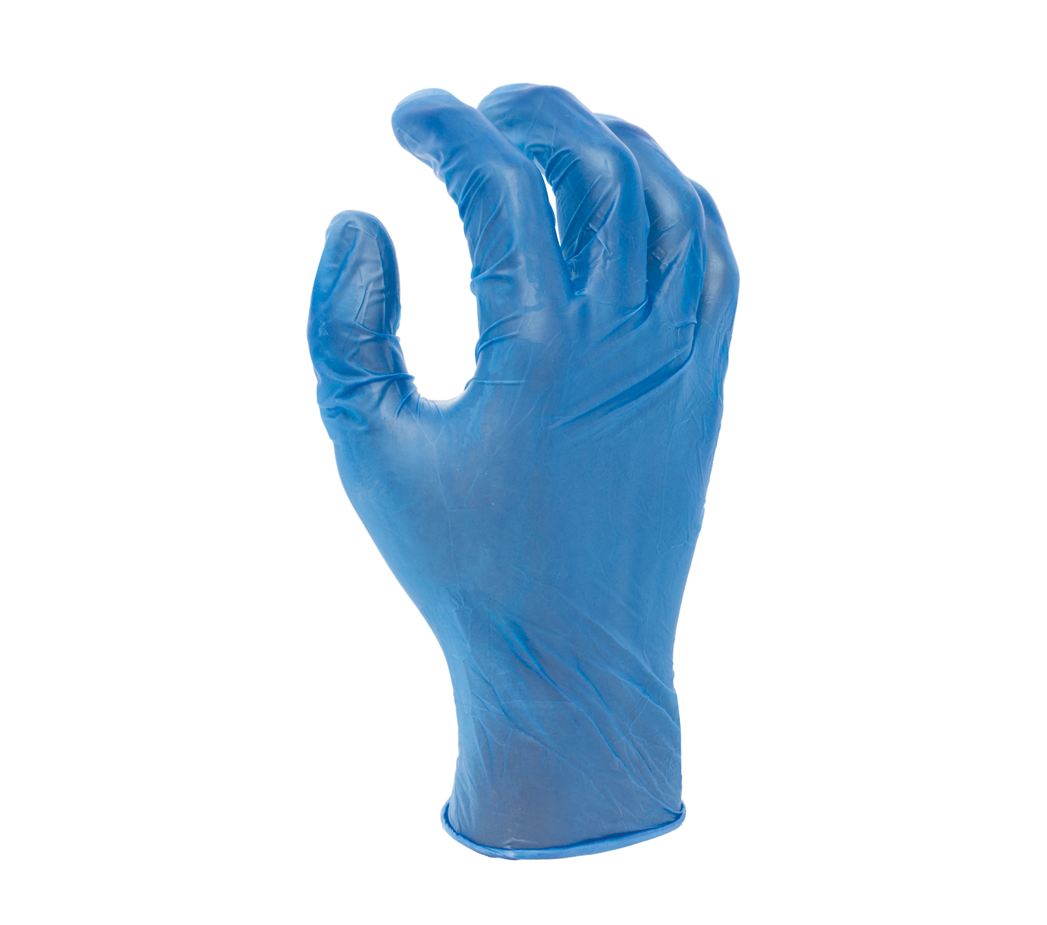 5 mil Blue Vinyl Disposable Gloves, 9 1/2" length, Powder-free, Industrial Grade
