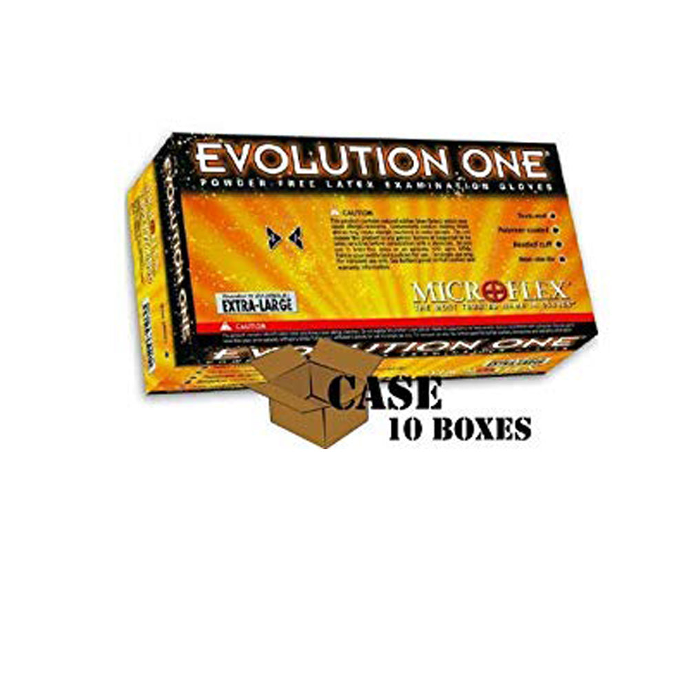 Microflex - Evolution One Powder-free Latex Examination Gloves - Case