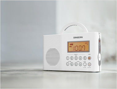Sangean-FM / AM / Weather Alert Waterproof Shower Radio