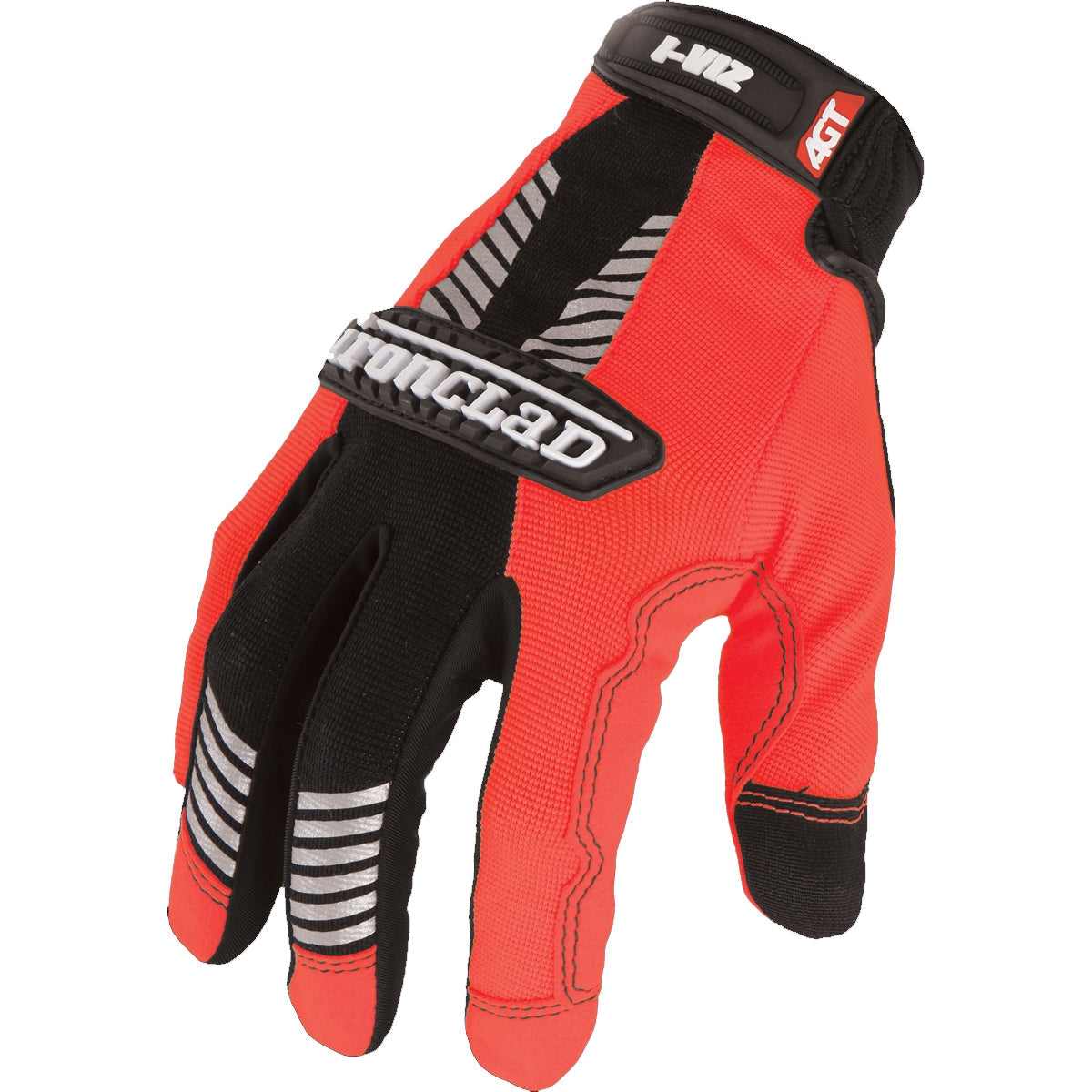 Ironclad IVO2 I-Viz 2 Reflective Gloves - Hi-Viz Orange