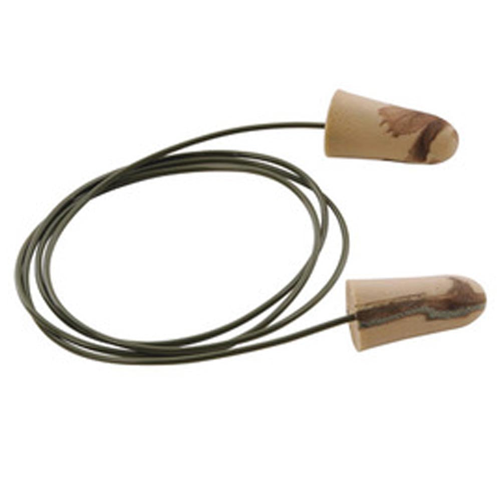 Moldex Camo Plugs Tapered Foam Corded Earplug (100 Pairs Corded Earplugs - Pack)
