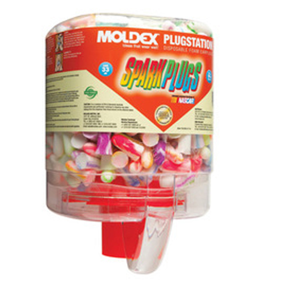 Moldex - PlugStation - Earplug Dispenser Single Use SparkPlug Foam Earplugs