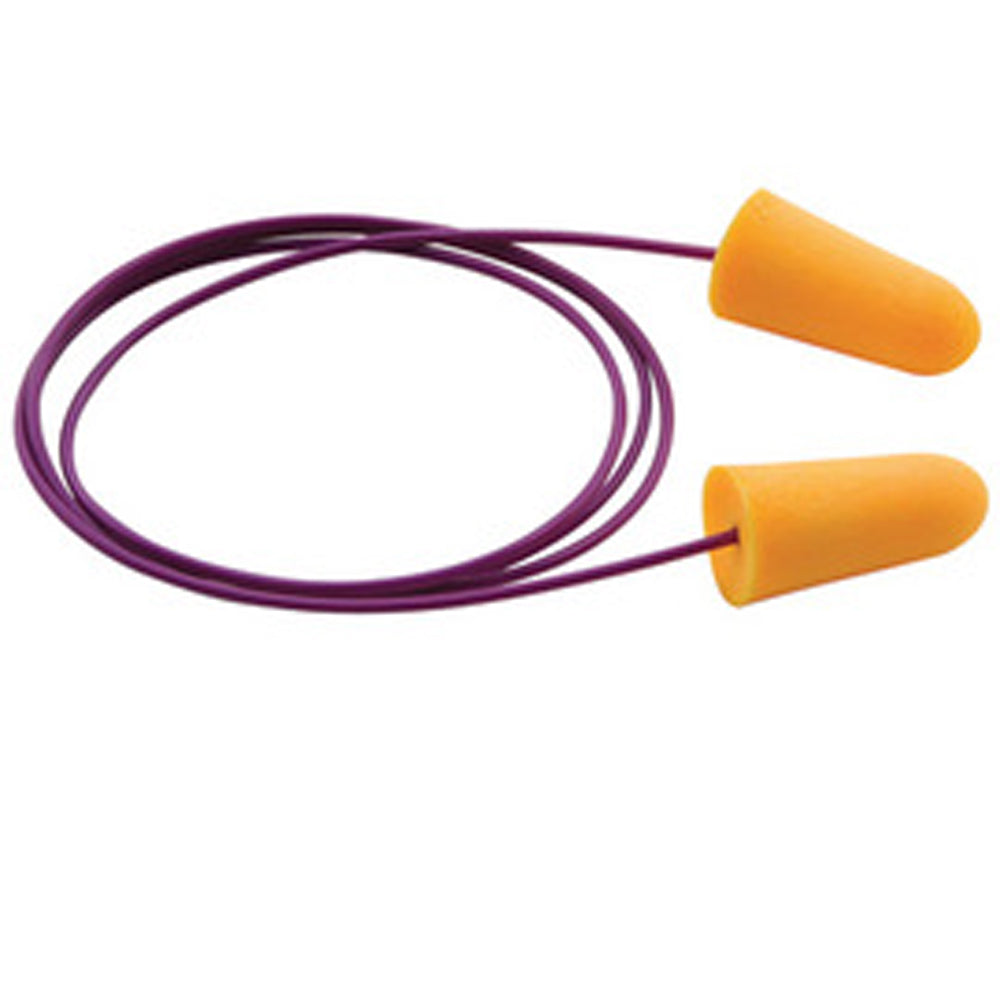Moldex Universal Single Use Softies Tapered Foam Corded Earplugs (100 Pairs Corded Earplugs - Pack)
