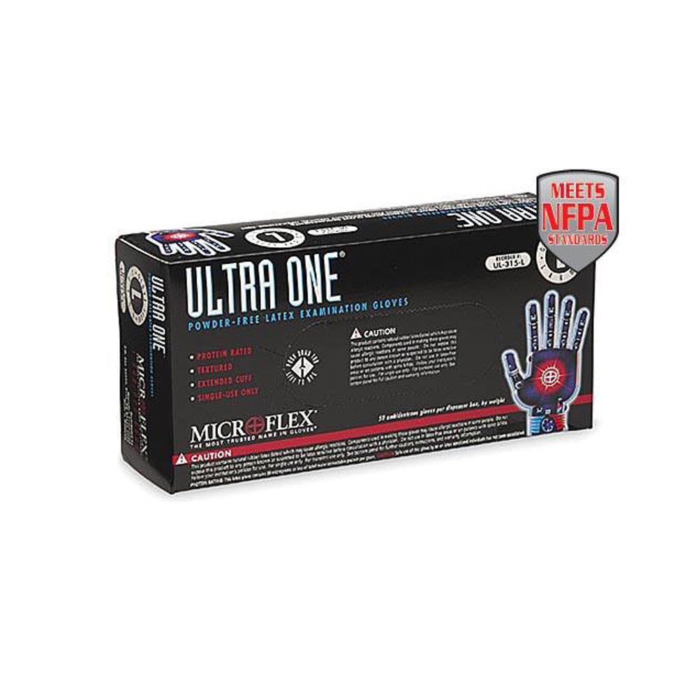 Microflex - Ultra One Latex Exam Gloves - Box