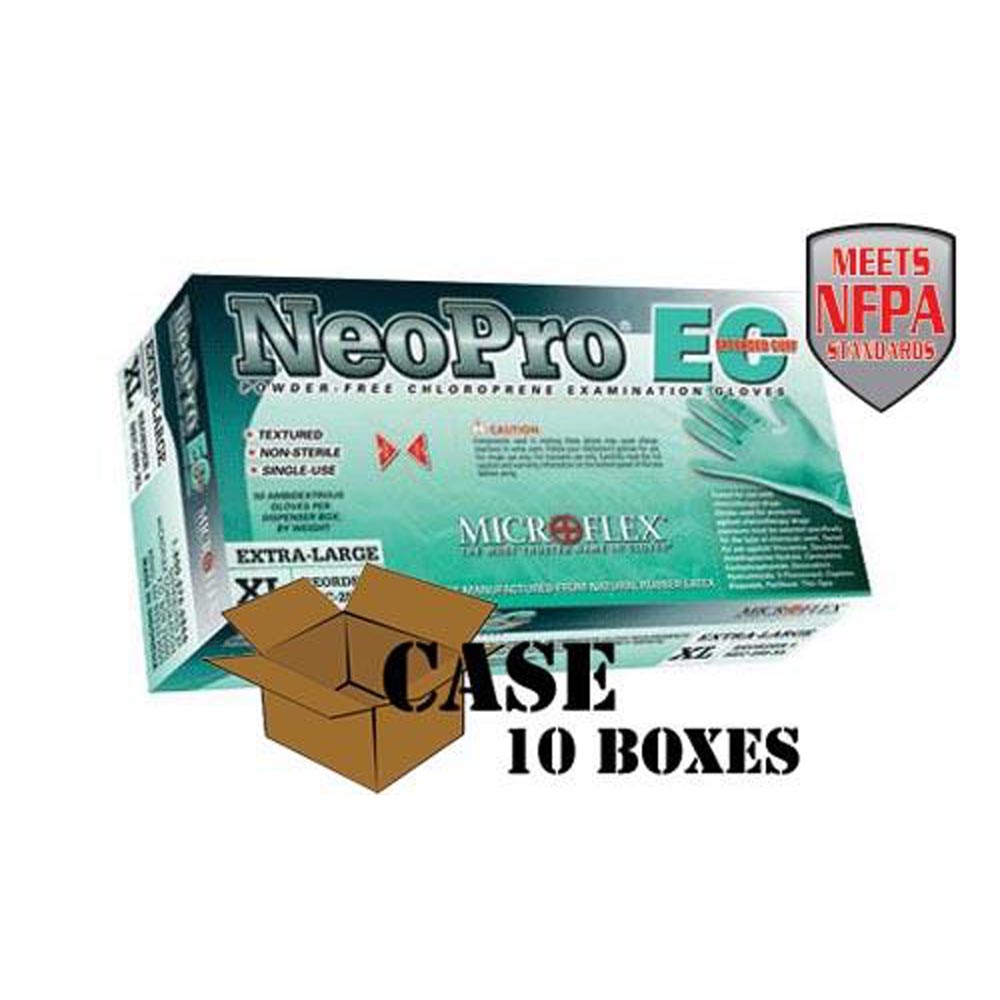 Microflex - NeoPro EC Powder-free Chloroprene Extended-cuff Gloves - Case