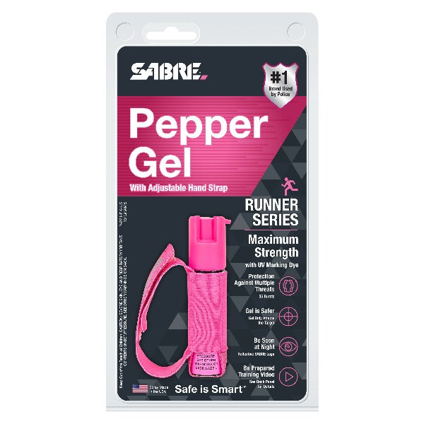 Runner Pepper Gel with Adjustable Hand Strap - Pink