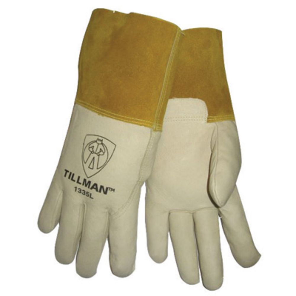 Tillman 11 1/2" Top Grain Pigskin Unlined TIG Welders Gloves With Kevlar Thread Locking Stitch (Bulk)