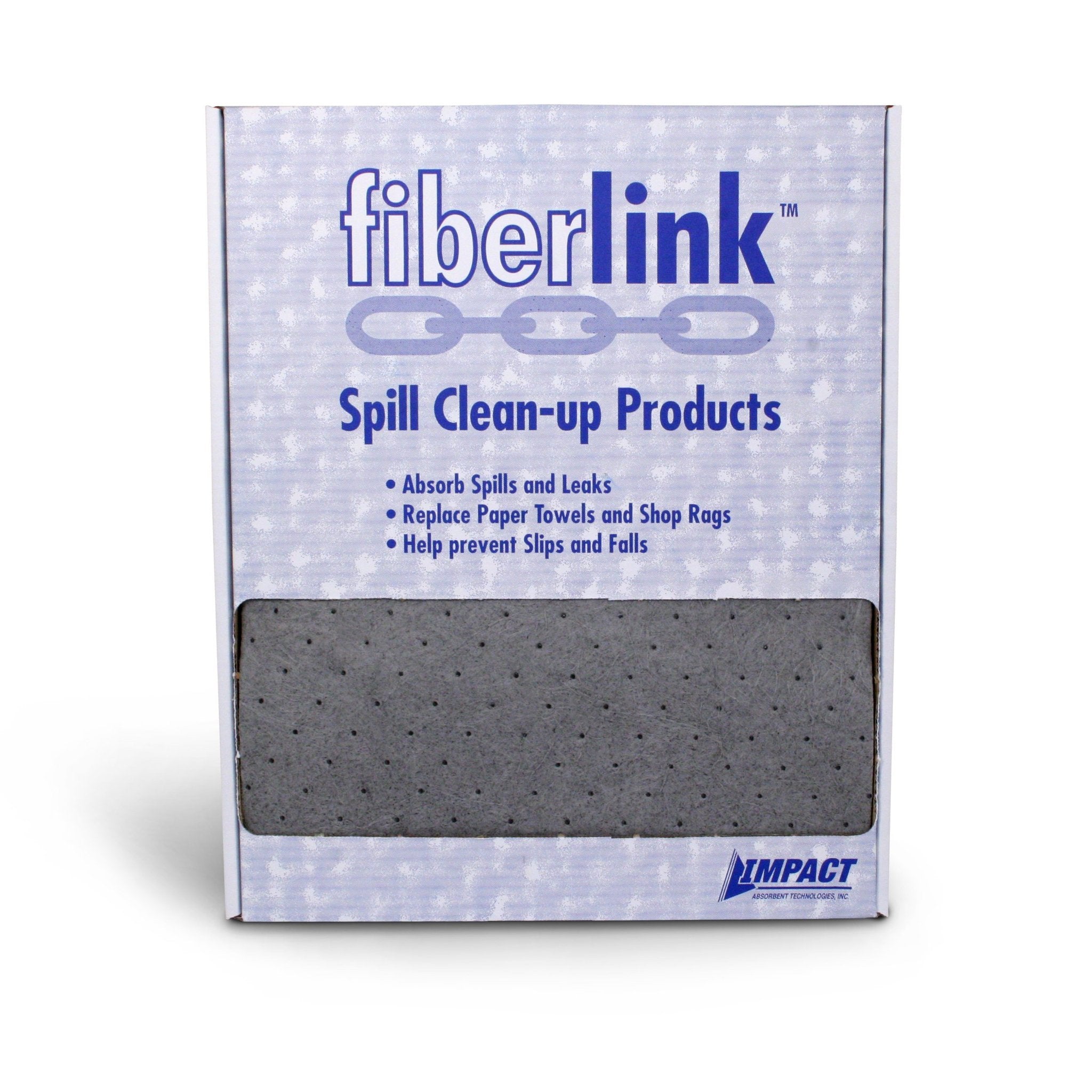 FiberLink Universal Absorbent Gray Pads - 20/BOX