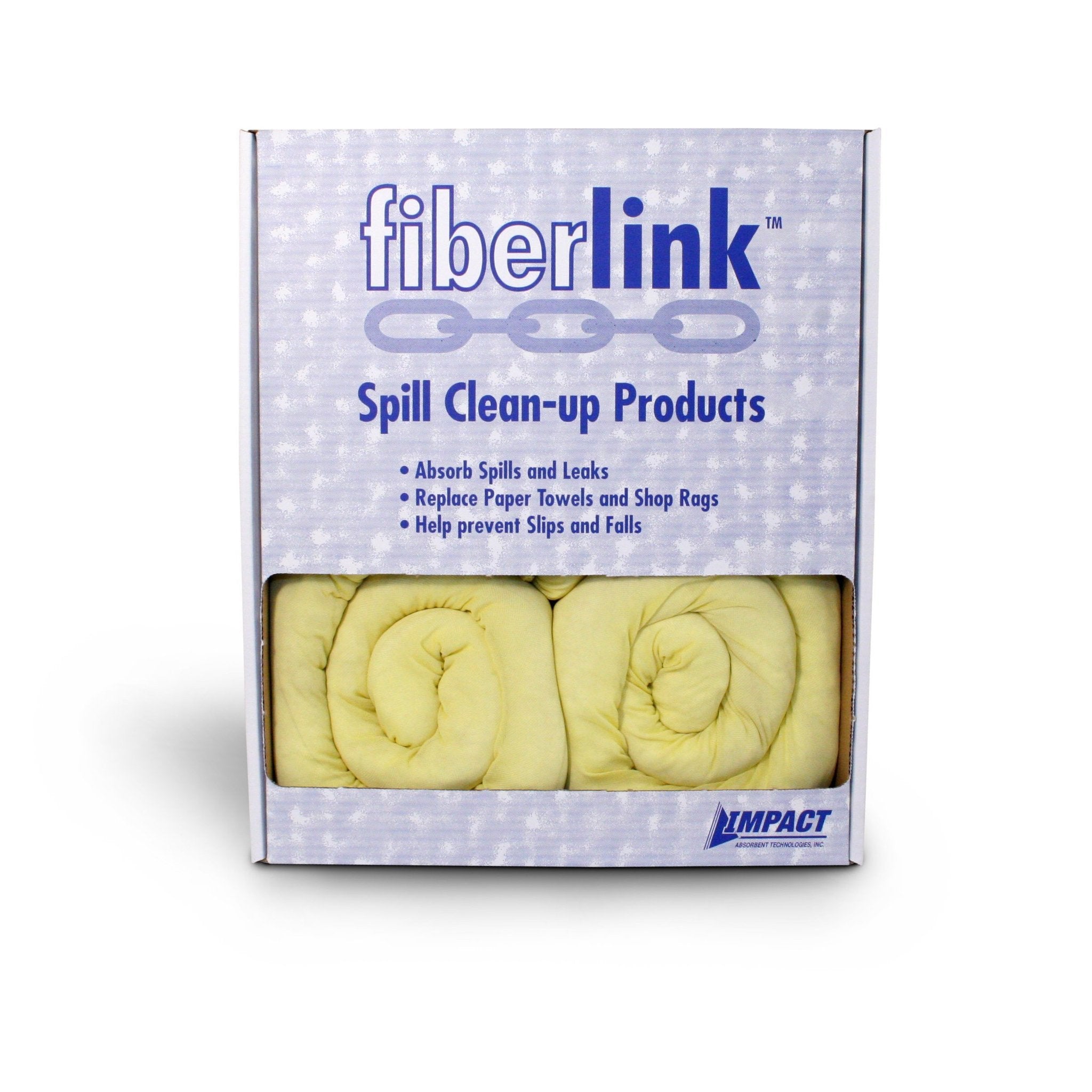 FiberLink Yellow Universal Absorbent Handy Socks - 4/BOX