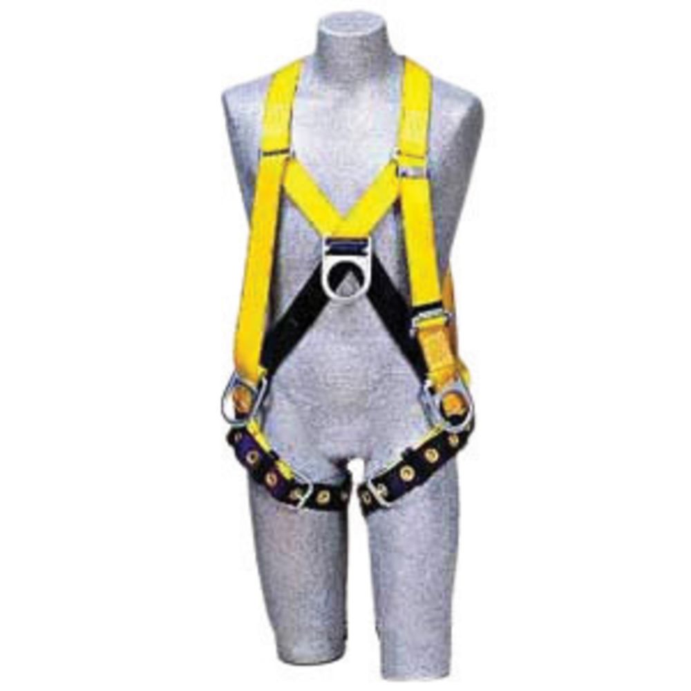 3M DBI-SALA Small Delta II No-Tangle Full Body/Step-In Style Harness With Back, Front And Side D-Ring And Tongue Leg Strap Buckle