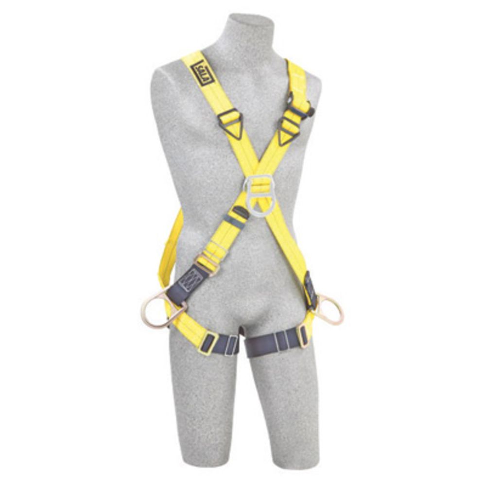 3M DBI-SALA Small Delta Positioning/Climbing Cross Over Style Harness With Back, Front And Side D-Rings And Pass-Thru Buckle Leg Strap