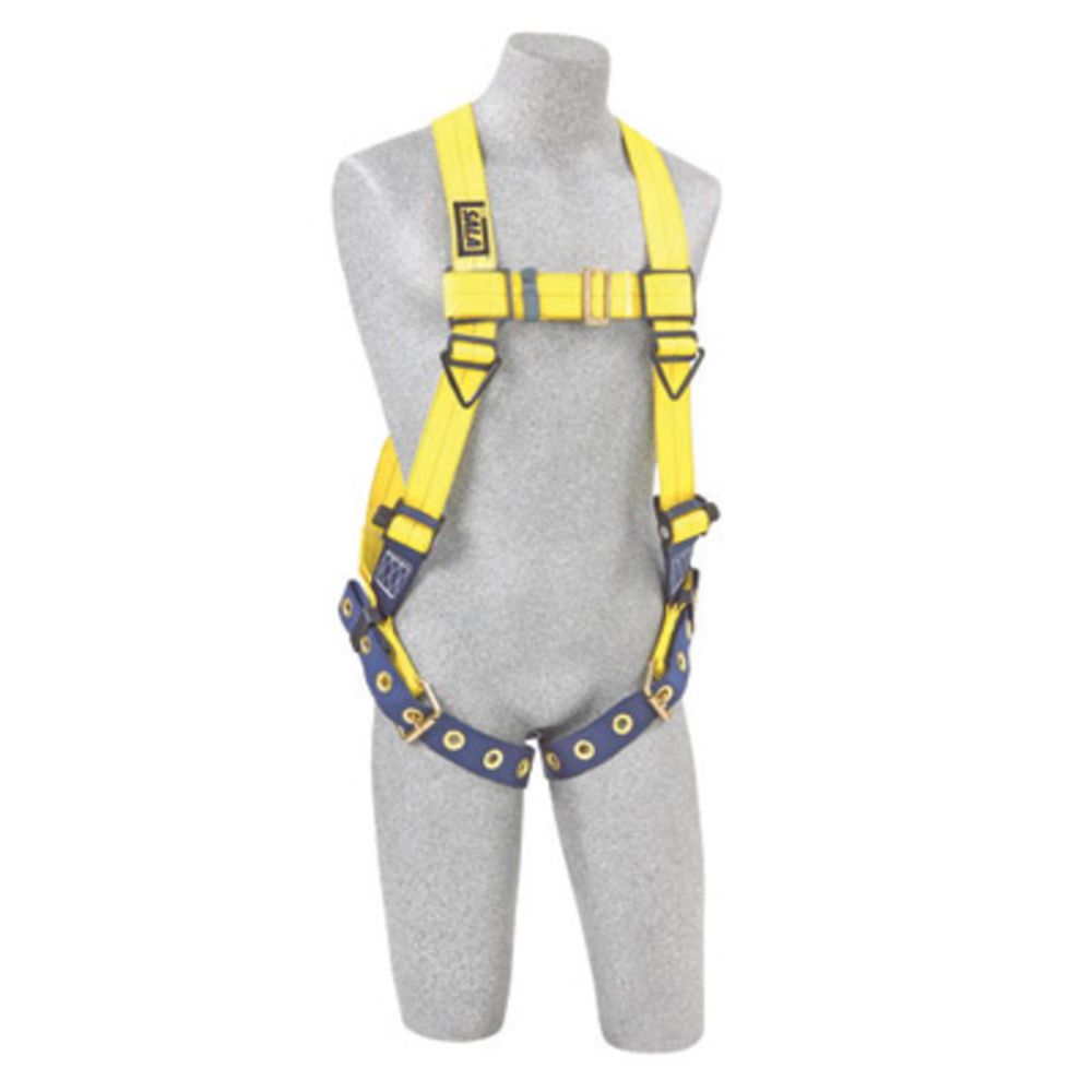 3M DBI-SALA Small Delta Full Body/Vest Style Harness With Back D-Ring And Tongue Buckle Leg Strap