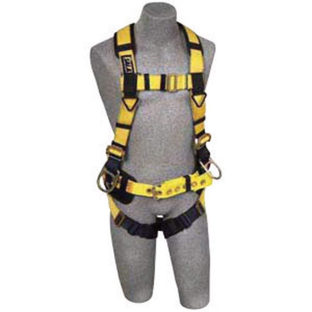 3M DBI-SALA Small Delta II Iron Worker's Harness With Back And Side D-Rings, Pass Thru Buckle Leg Strap, Belt With Adjustable Support Straps, Pad And Shoulder Pads And Accessory Clips