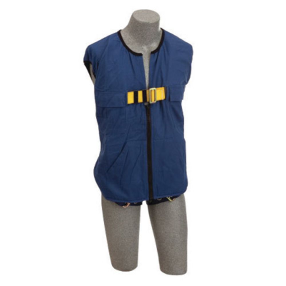 3M DBI-SALA Small Delta No-Tangle Full Body/Workvest Style Blue Harness With Back D-Ring And Tongue Leg Strap Buckle