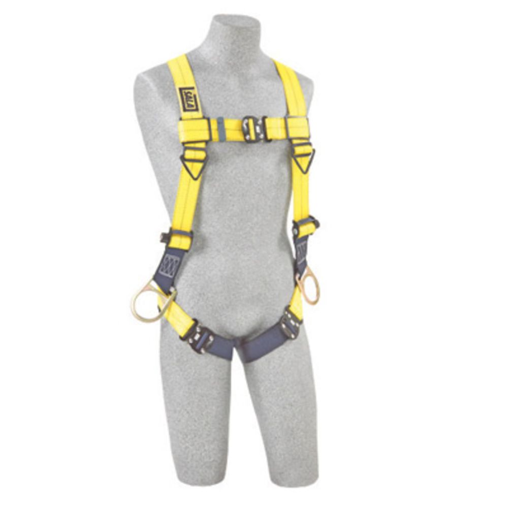 3M DBI-SALA 3X Delta II Positioning Vest Style Harness With Back And Side D-Rings And Quick Connect Buckle Leg Strap
