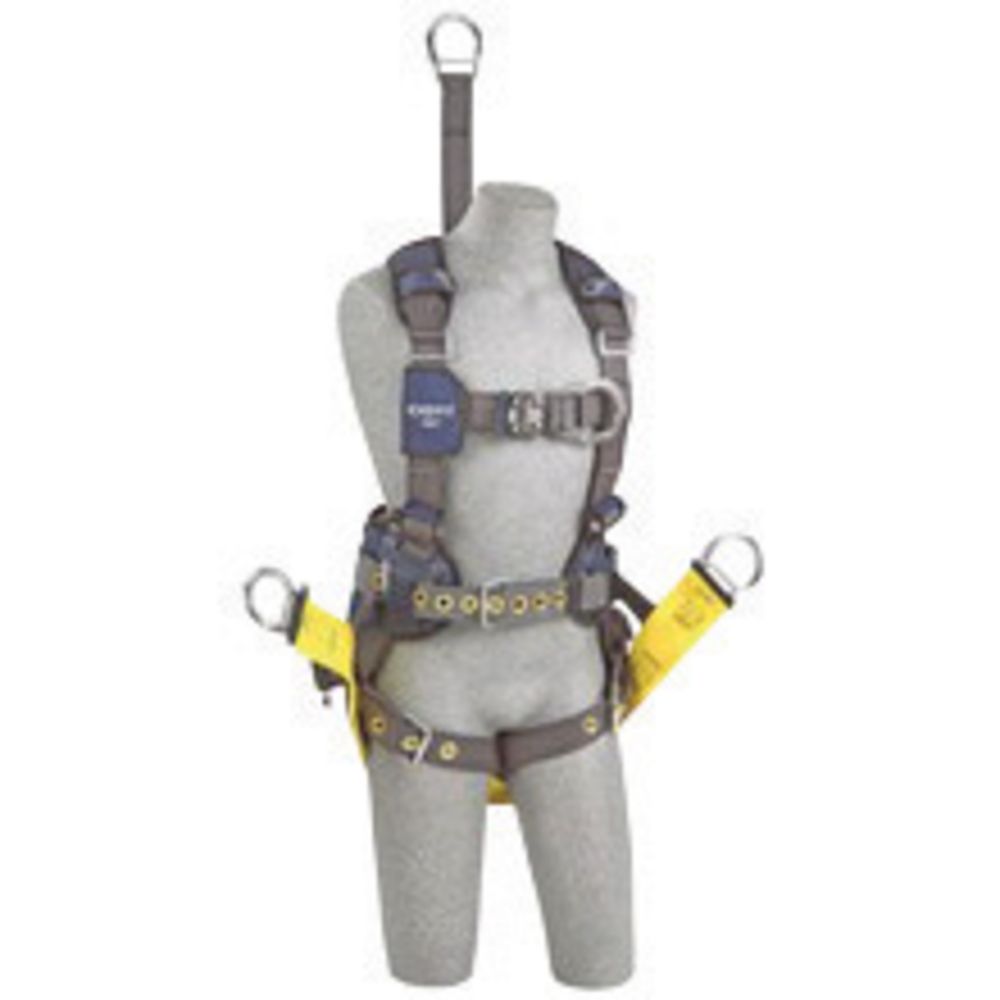 3M DBI-SALA Small ExoFit NEX Full Body/Vest Style Harness With Back D-Ring And Front D-Ring With Duo-Lok Quick Connect Chest Strap, Tongue Leg Strap Buckle And Belt With Pad, Soft Seat Sling With Positioning D-Ring, Back And Leg Comfort Padding