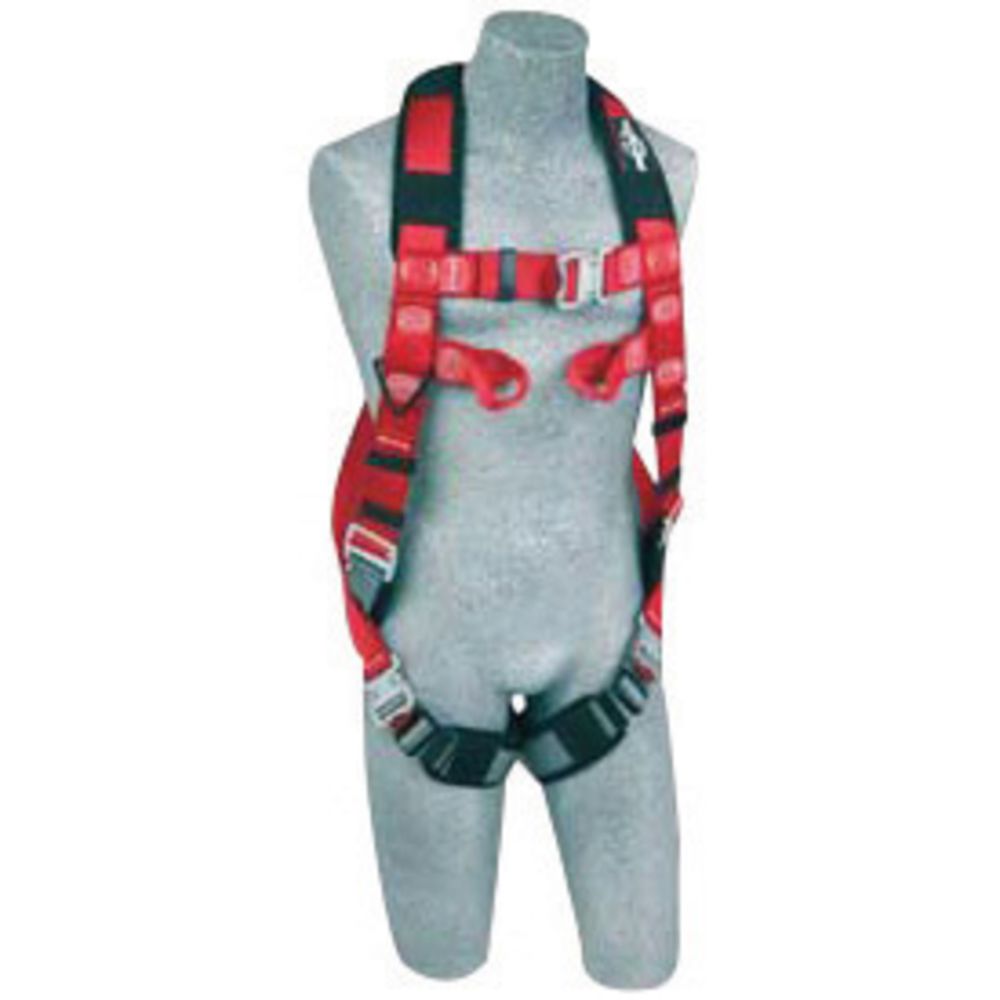 3M DBI-SALA Medium/Large PROTECTA PRO Industrial Climbing Vest Style Harness With Quick Connect Legs And Chest, Back And Leg Padding, Rear (Dorsal) And (2) Web Loops At Chest