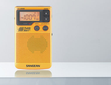 Sangean-AM / FM Digital Weather Alert Pocket Radio