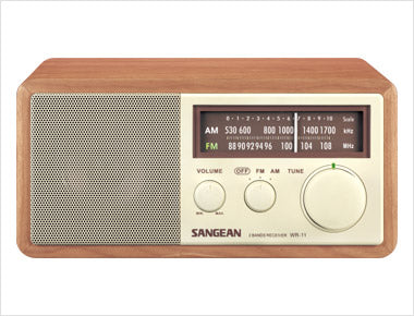 Sangean-FM / AM Analog Wooden Cabinet Receiver