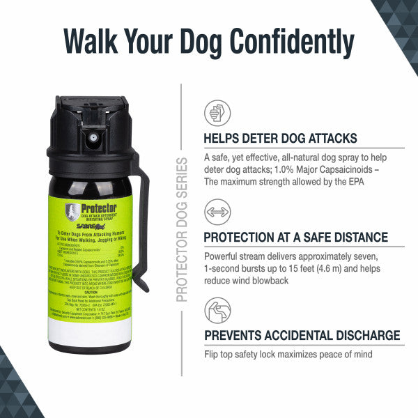 Protector Dog Spray with Belt Clip