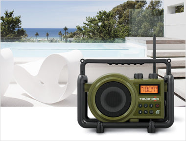 Sangean-FM / AM / AUX-In Ultra Rugged Digital Tuning Radio Receiver