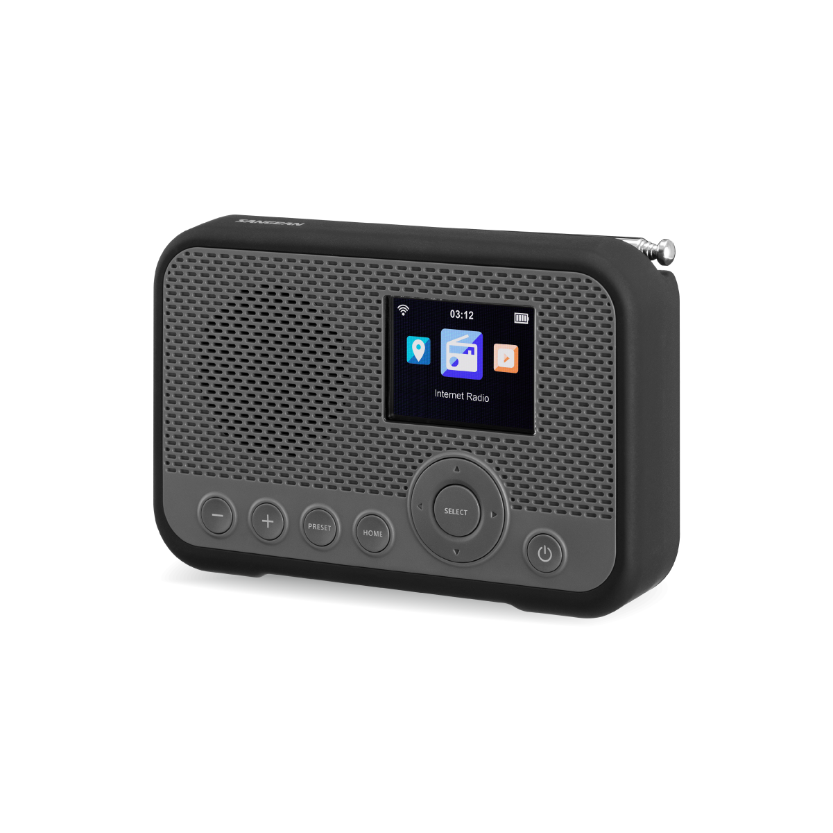 Sangean - WFR-39 FCC - FM-RBDS / Spotify Connect / Internet / AirMusic Control Digital Radio