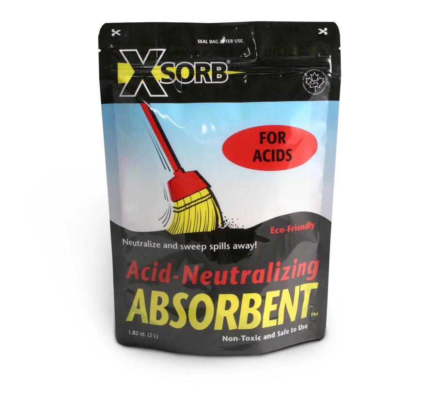XSORB Acid Neutralizing Absorbent Bag 2 Liter - 6/CASE
