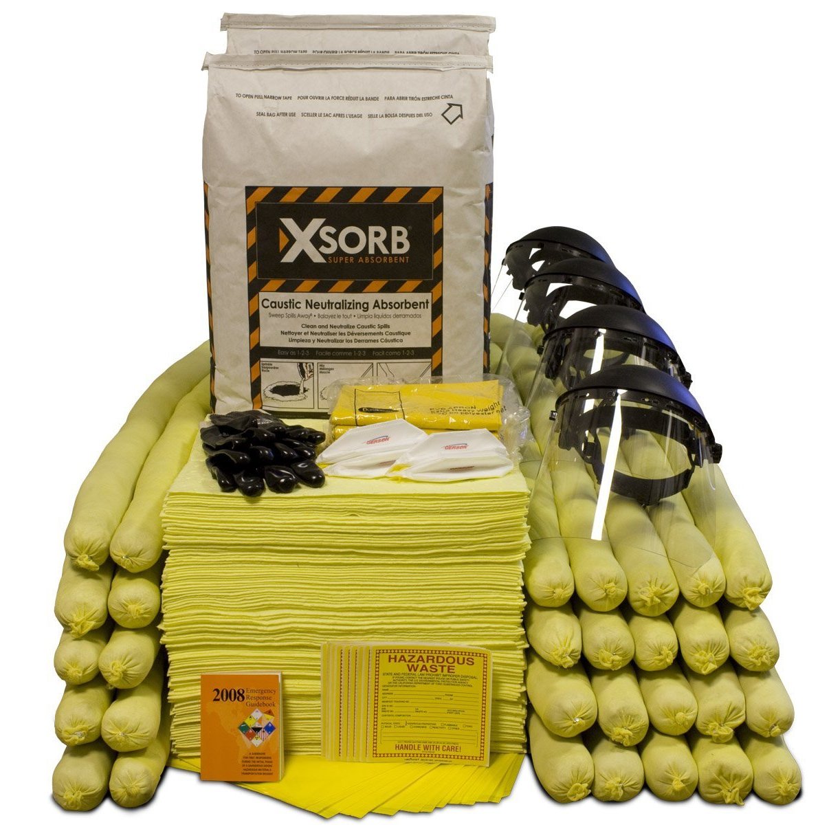 XSORB Caustic Neutralizing 95 gal Spill Response Kit - 1 OVERPACK