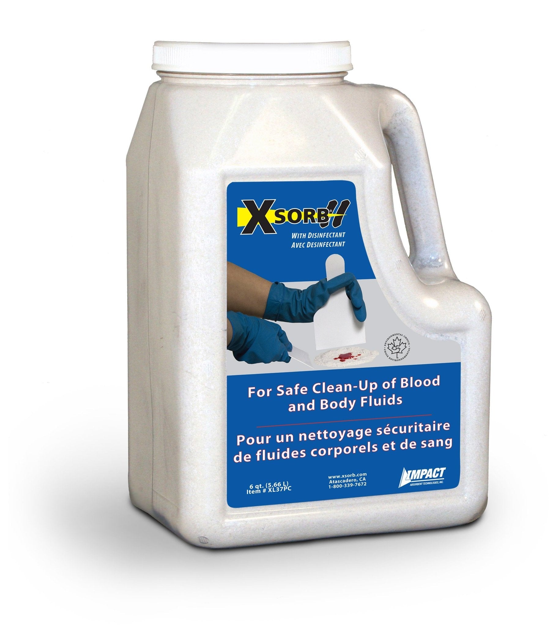 XSORB Plus Disinfecting Encapsulator Bottle 6 qt. - 2/CASE