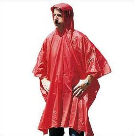 Vinyl Fashion Poncho-52IN X 80IN - Assorted