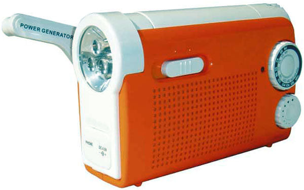 [Discontinued] Handheld Dynamo Radio with 3 LED Flashlight
