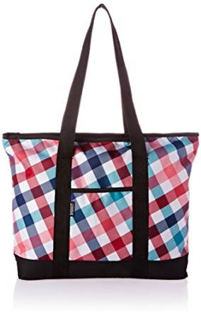 Everest Fashion Shopping Tote - Red/Blue