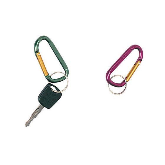 Key Carabiner with Key Ring - 2 Per Blister Card