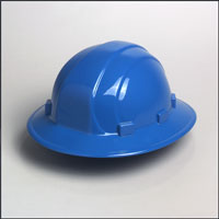 ERB Safety - Omega II - Full Brim Safety Helmet - Ratchet Suspension
