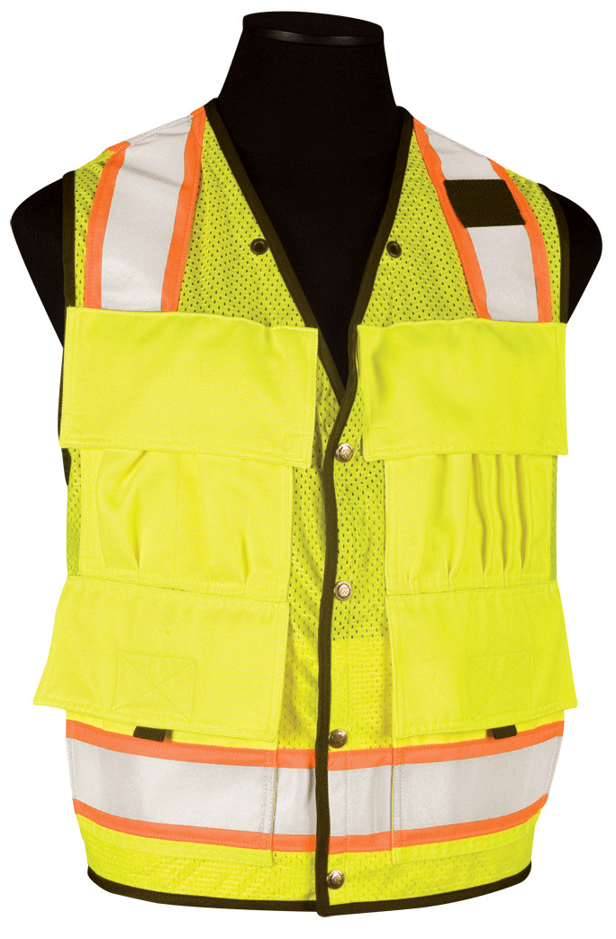 High Performance Pro Series DuraTuff/Ultra-Cool High Quality Safety Vest - Class 2