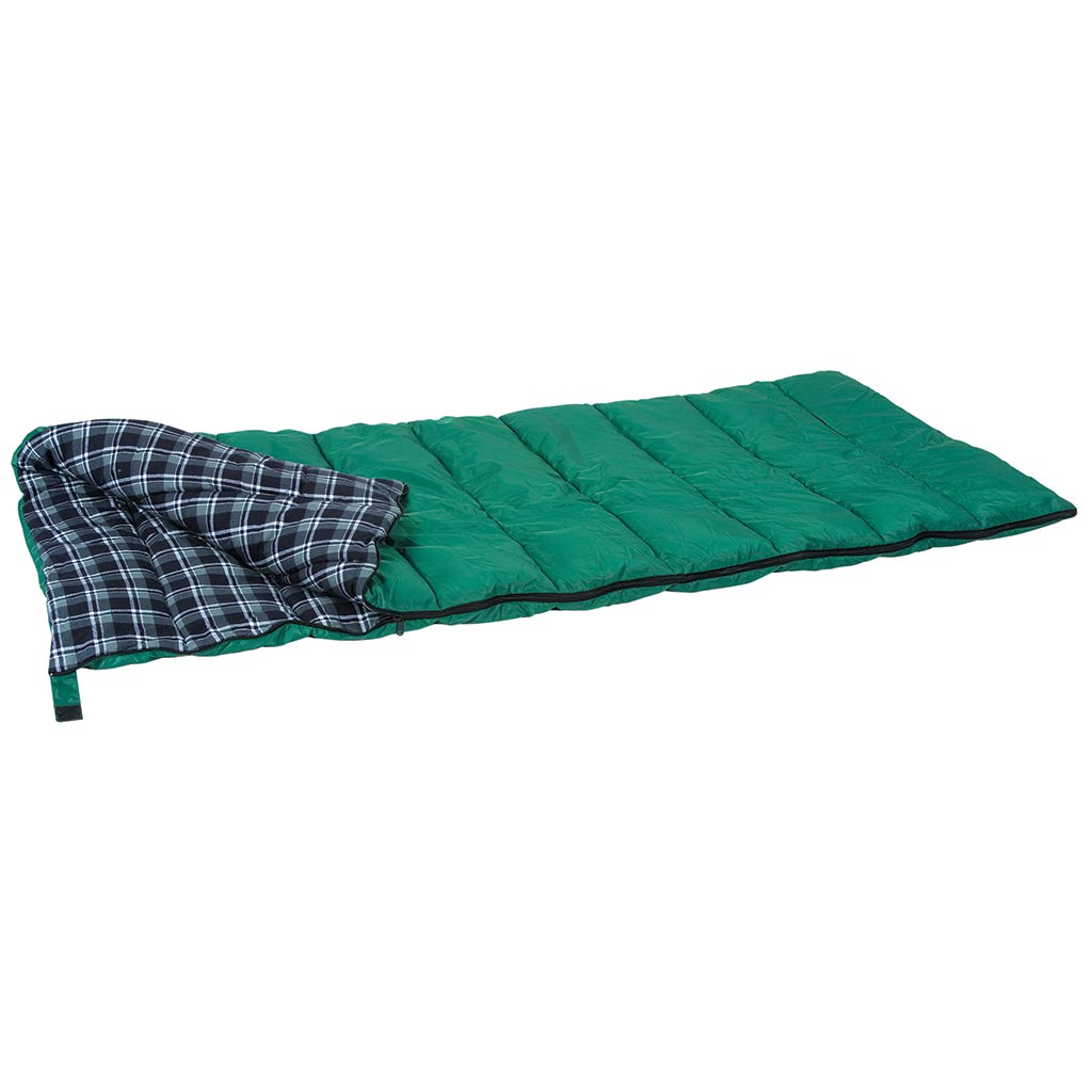 Weekender 4 Lb- Rectangular Sleeping Bag - 33 In X 75 In - Green