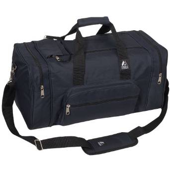 Everest Luggage Classic Gear Bag - Small, Black - Navy