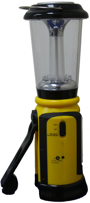 Yellowbug Mosquito Repeller with AM/FM Radio and 12+3 LED Camping Flashlight