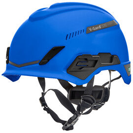 MSA V-Gard® H1 Safety Helmet HDPE Cap Style Climbing Helmet With Ratchet Suspension