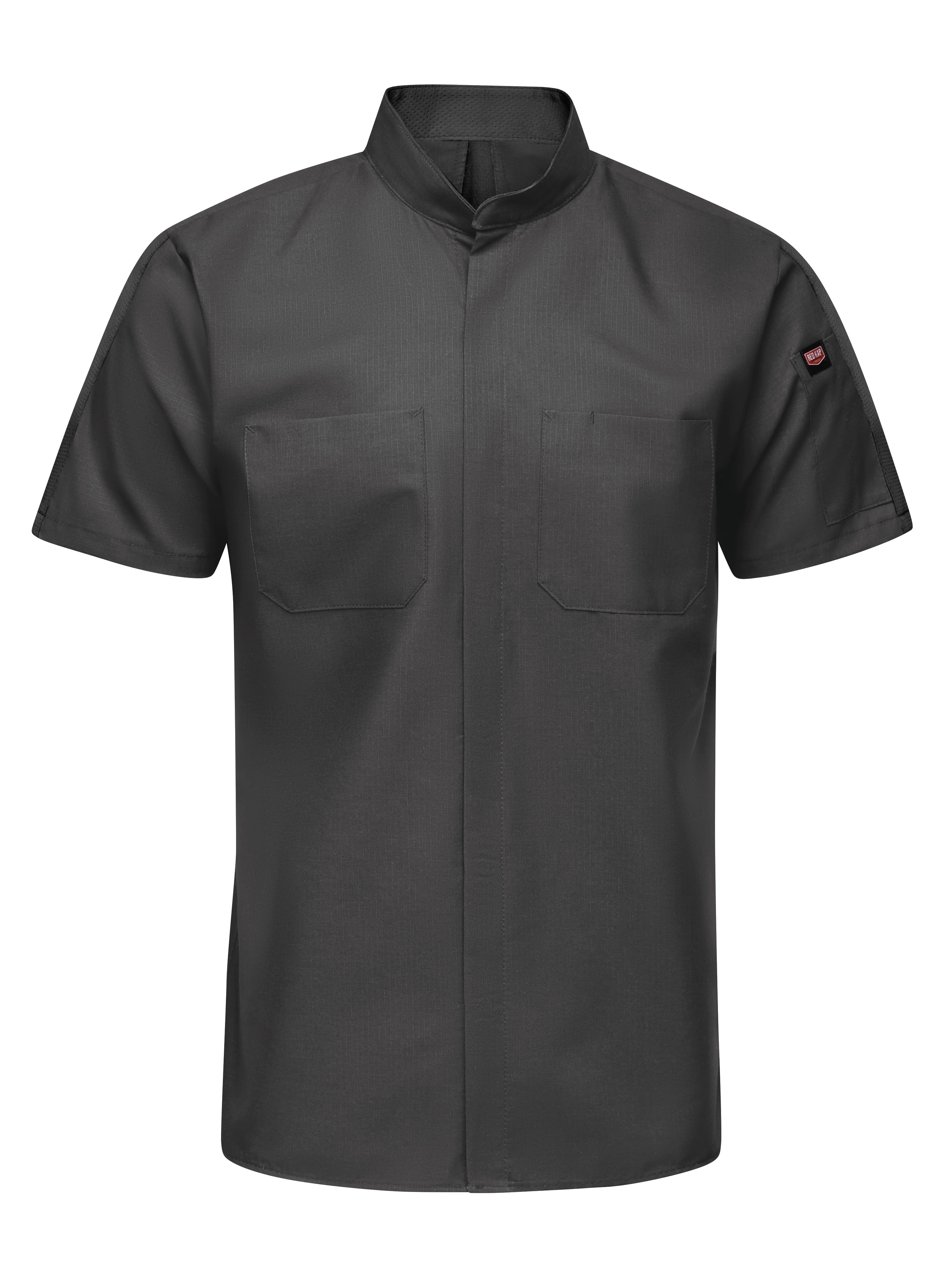 Red Kap Men's Short Sleeve Pro+ Work Shirt with OilBlok and Mimix