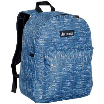 Everest Luggage Classic Backpack - Blue Tweed